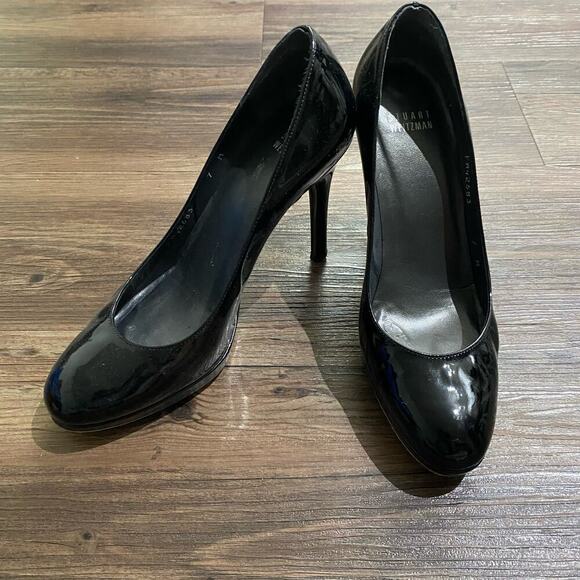 Stuart Weitzman‎ sz 7 patent leather heels - Picture 1 of 8